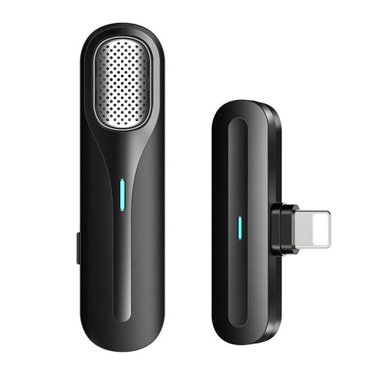 DX01 Portable Wireless Microphone Mic Audio Recording Microphone for iPhone Android Mobile Phone - For iPhone