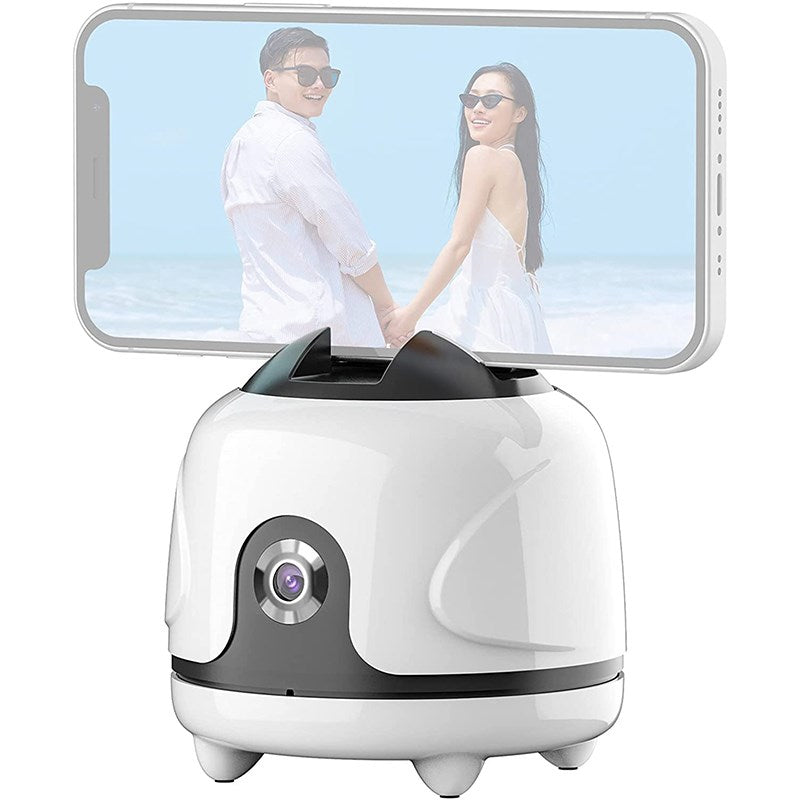 360 Degree Rotation Smartphone Stabilizer Camera Holder for Shooting Video Recording - White