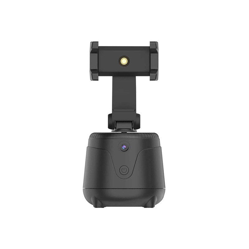 360 Degree Rotation Phone Holder Face Tracking Phone Stand for Vlog Shooting Live - Black