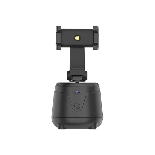 360 Degree Rotation Phone Holder Face Tracking Phone Stand for Vlog Shooting Live - Black
