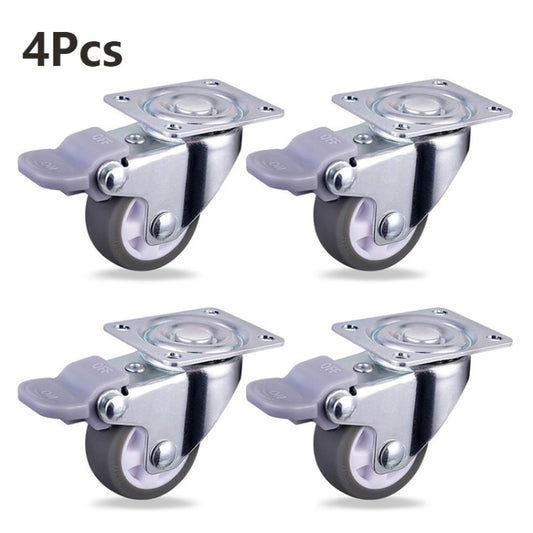 2 inch/4Pcs Chair Caster Wheels for Baby Bed Home Appliances Cabinet Bookshelf