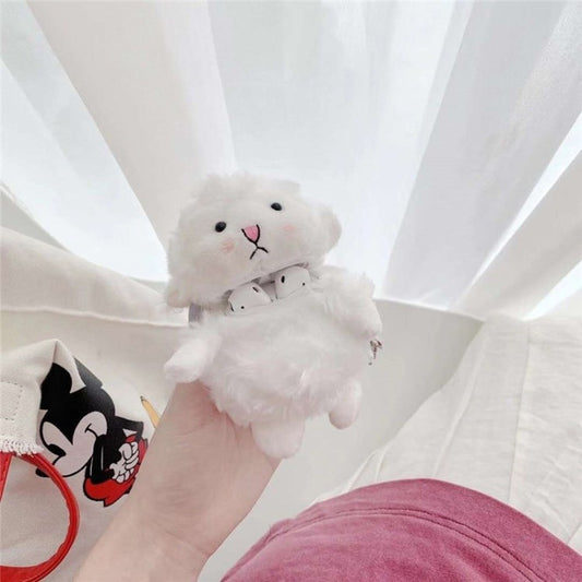 for Apple AirPods Pro/1/2/3/with Charging Case (2016)/with Wireless Charging Case (2019)/with Charging Case (2019) Earphone Box Cover Little Sheep Earbuds Case - for AirPods 1/2