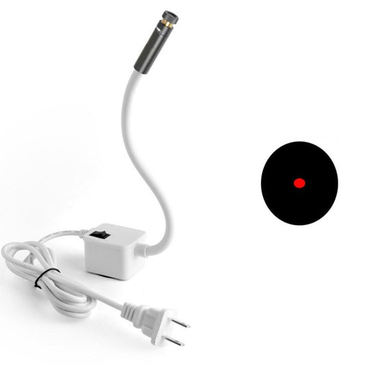 Infrared Laser Positioning Light Straight Line/Cross Line/Dot Measurement Garment Clothing Tool - White/US Plug/Red Dot 100wm