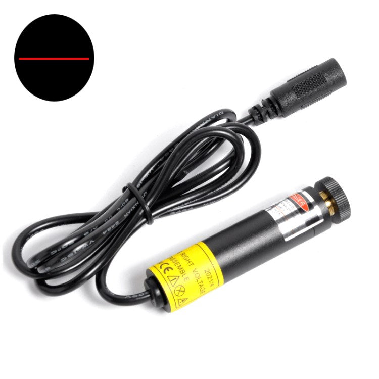 Laser Positioning Light Right Angle Cross Straight Line Dot Garment Cutting Clothing Tool - Black/EU Plug/Red Line 200wm