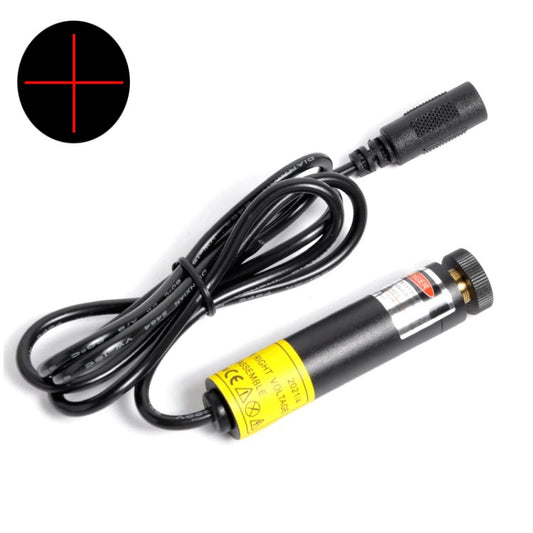 Laser Positioning Light Right Angle Cross Straight Line Dot Garment Cutting Clothing Tool - Black/EU Plug/Red Cross 200wm