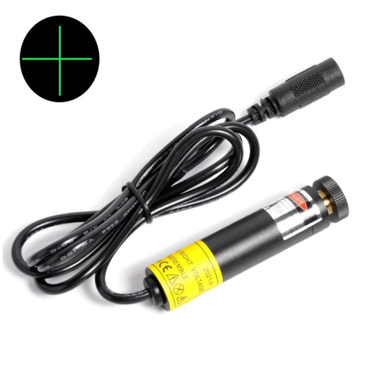 Laser Positioning Light Right Angle Cross Straight Line Dot Garment Cutting Clothing Tool - Black/EU Plug/Green Cross 200wm