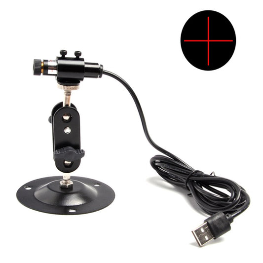 Garment Clothing Tools Laser Positioning Light Measurement Lamp - Black/USB Plug/Red Cross 100wm