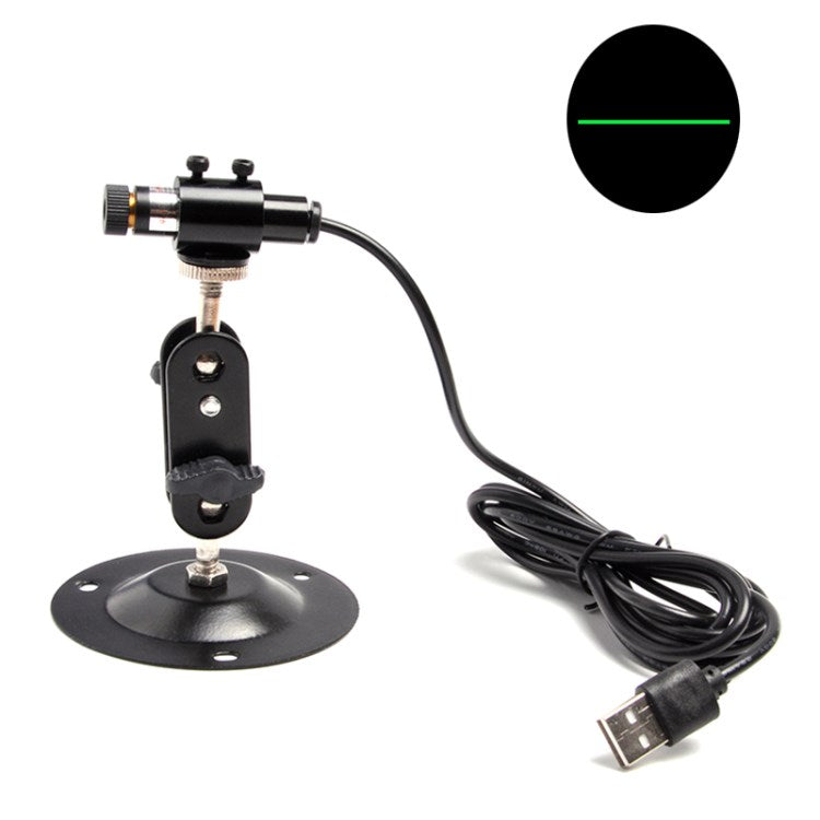 Garment Clothing Tools Laser Positioning Light Measurement Lamp - Black/USB Plug/Green Line 100wm
