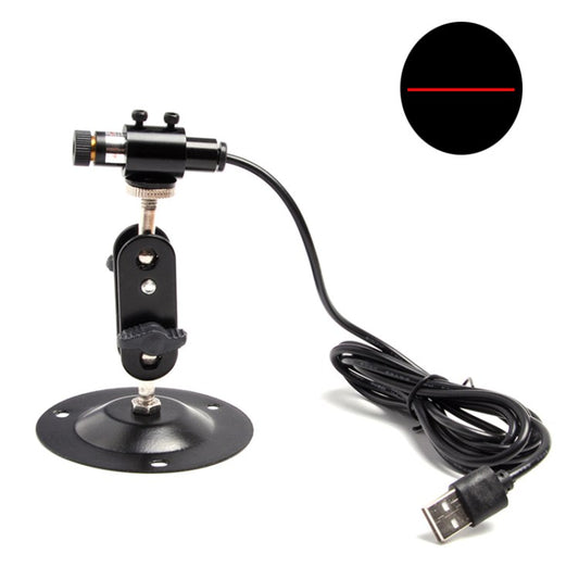 Garment Clothing Tools Laser Positioning Light Measurement Lamp - Black/USB Plug/Red Line 200wm