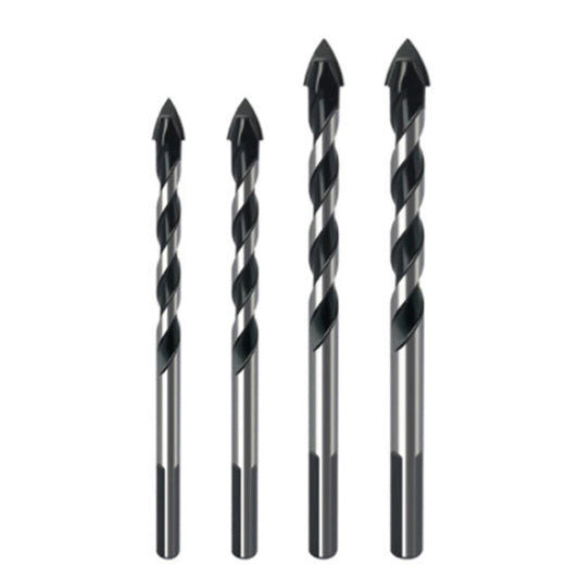 4Pcs/Set 6-12mm Triangle Drill Bit Set for Wall Ceramic Tile Marble Glass Hole Saw Tool