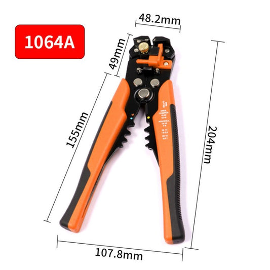 3 in 1 Automatic Wire Stripper/Cutter/Crimper Pliers for Electrical Wire Stripping Cable Cutting Crimping - Orange