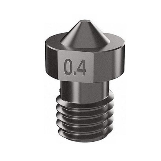 4Pcs 3D Printer Nozzle 1.75mm Hardened Steel Brass High Temperature Pointed Wear Resistant Nozzle for Ender 3 E3D Titan Prusa i3 Extruder - 0.4mm