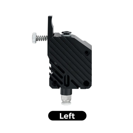 Dual-Gear Extruder 3D Printer Extruder Replacement for Mk8 Anet A8 Cr-10 Prusa I3 Mk3 Ender 3 - Black/Left