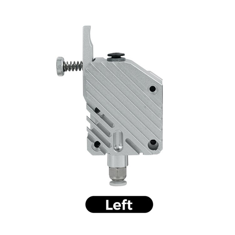 Dual-Gear Extruder 3D Printer Extruder Replacement for Mk8 Anet A8 Cr-10 Prusa I3 Mk3 Ender 3 - Silver/Left