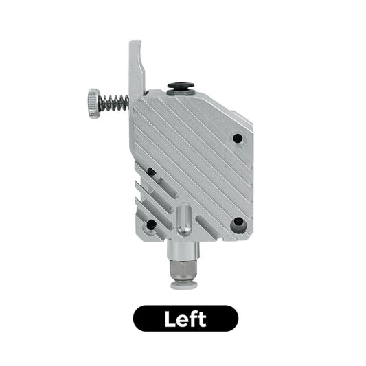 Dual-Gear Extruder 3D Printer Extruder Replacement for Mk8 Anet A8 Cr-10 Prusa I3 Mk3 Ender 3 - Silver/Left