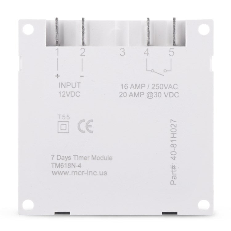 Sinometer TM618N 12V  Timer Switch 7 Days Weekly Programmable Digital Time Relay Power Supply Timer for Home Kitchen