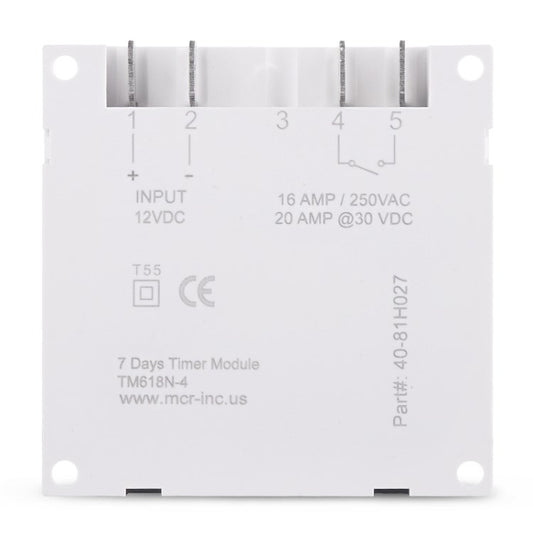 Sinometer TM618N 12V  Timer Switch 7 Days Weekly Programmable Digital Time Relay Power Supply Timer for Home Kitchen