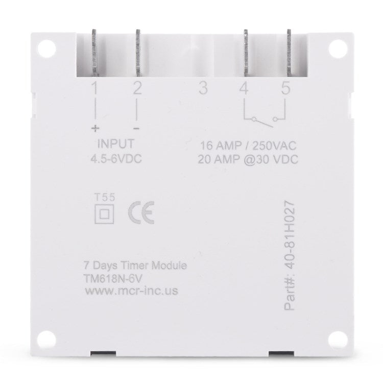 Sinometer TM618N 6V  Timer Switch 7 Days Weekly Programmable Digital Time Relay Power Supply Timer for Home Kitchen