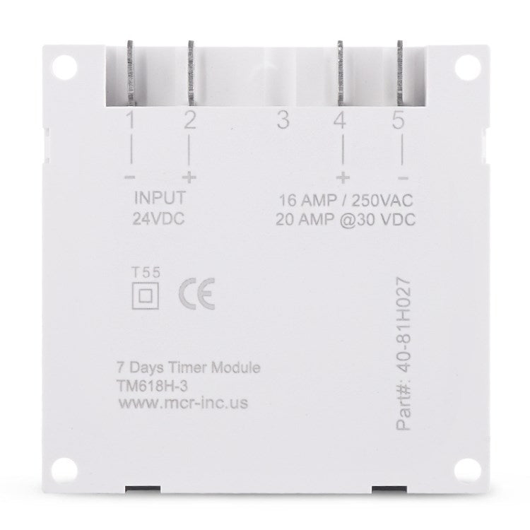 TM618H 24V Home Appliance Timer Switch 7 Days Weekly Time Relay Power Timer for Home Office School