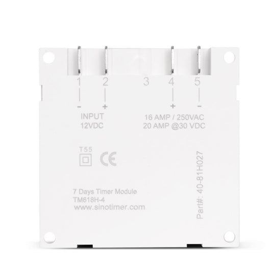 TM618H 12V Home Appliance Timer Switch 7 Days Weekly Time Relay Power Timer for Home Office School