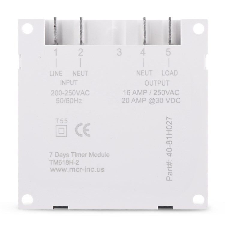 TM618H 220V Home Appliance Timer Switch 7 Days Weekly Time Relay Power Timer for Home Office School