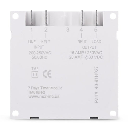 TM618H 220V Home Appliance Timer Switch 7 Days Weekly Time Relay Power Timer for Home Office School