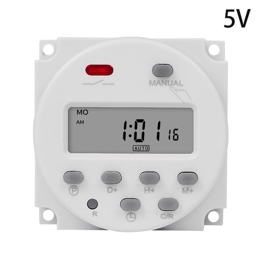 CN101A 5V Countdown Timer Switch 7 Days Weekly Time Controller for Bathroom Fan Heater Light