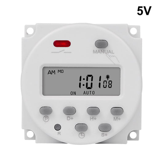 CN101S 5V 7-Day Home Appliances Countdown Timer Switch Programmable Time Relay Programmer for Lights Fan Motors