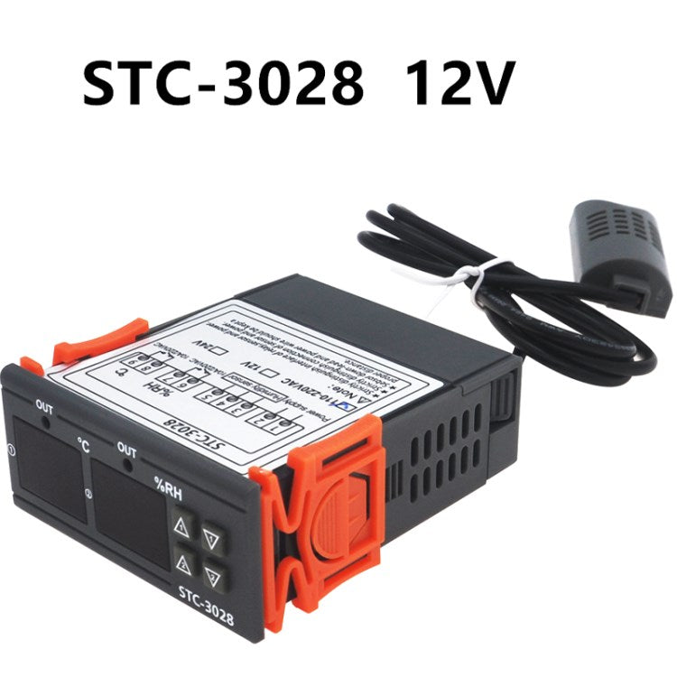 STC-3028 12V Temperature Controller Thermostat Humidity Control for Fridge Water Heater Thermometer Hygrometer