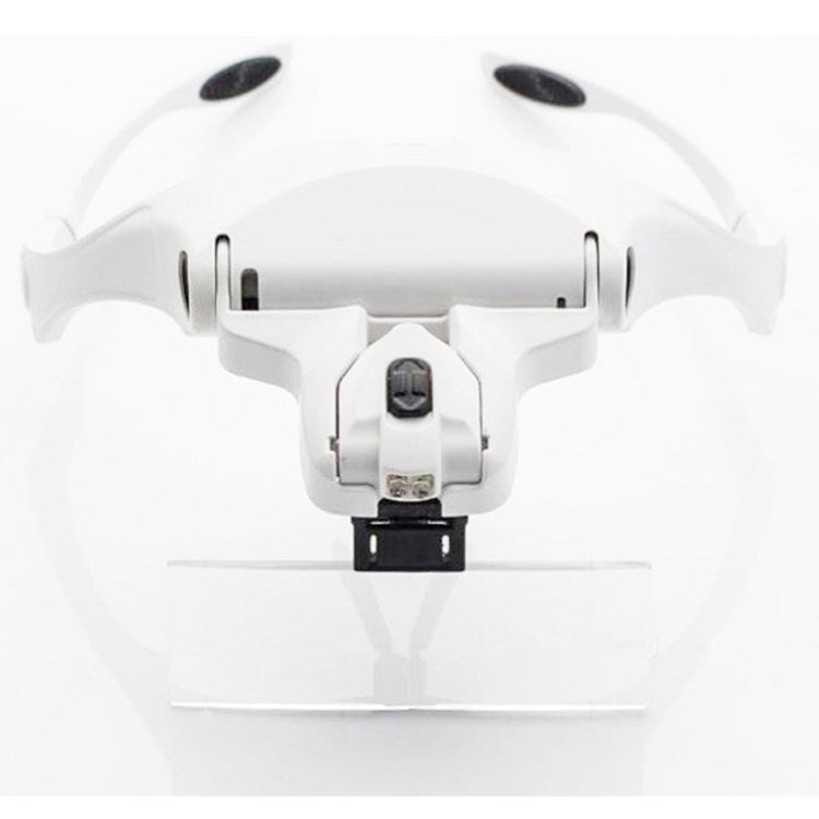 Uniqkart Headband Magnifying Glassess Head Magnifier with 5 Lenses (1.0X 1.5X 2.0X 2.5X 3.5X) for Jewelry Craft Watch Hobby