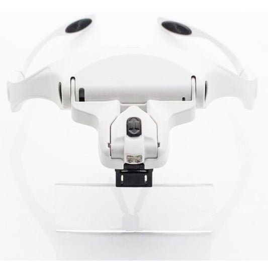 Uniqkart Headband Magnifying Glassess Head Magnifier with 5 Lenses (1.0X 1.5X 2.0X 2.5X 3.5X) for Jewelry Craft Watch Hobby