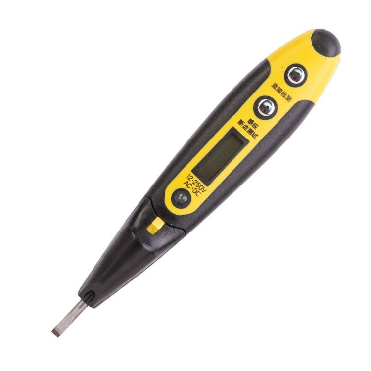 DELI DL8005 12-250V Electrical Testing Pen Portable Test Pencil Detector Multifunction Voltage Tester