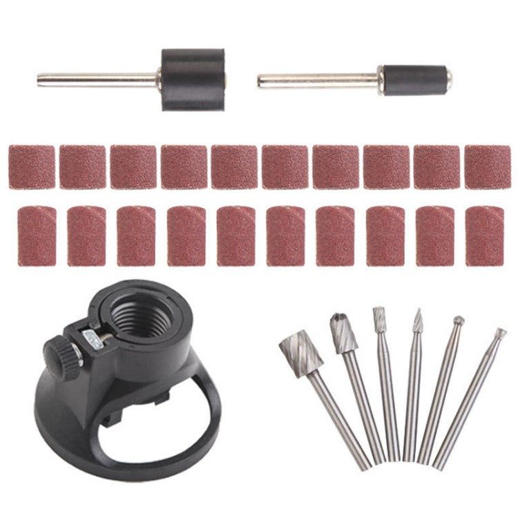 29Pcs/Set Electric Grinder Polishing Kit Grinding Wheel Drill Kit Durable Cutoff Wheel Chamfering Tools - B Set