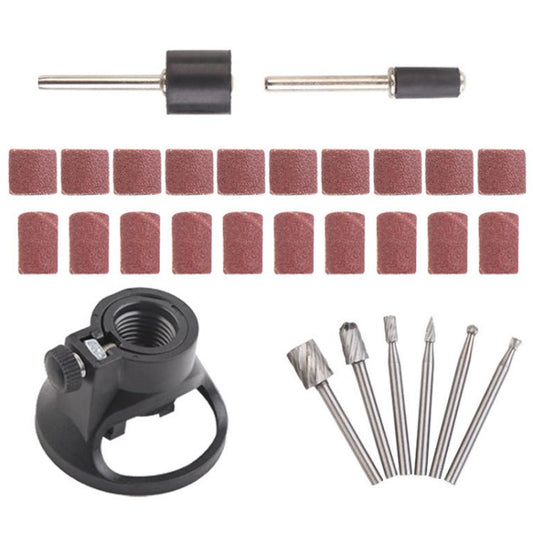 29Pcs/Set Electric Grinder Polishing Kit Grinding Wheel Drill Kit Durable Cutoff Wheel Chamfering Tools - B Set