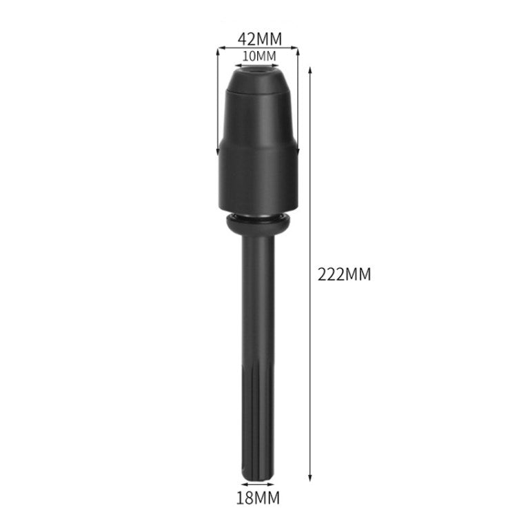 Round Square Shank Electric Hammer Drill Bit Converter Hard Hammer Bit Adapter for Concrete Marble - D