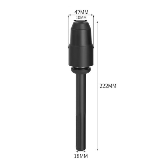 Round Square Shank Electric Hammer Drill Bit Converter Hard Hammer Bit Adapter for Concrete Marble - D