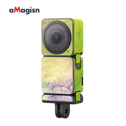 Uniqkart Protective Sticker Film Skin for DJI Action 2 Camera Protector Cover for DJI Action 2 - Green