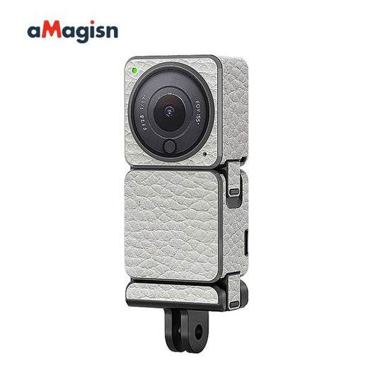 Uniqkart Protective Sticker Film Skin for DJI Action 2 Camera Protector Cover for DJI Action 2 - White