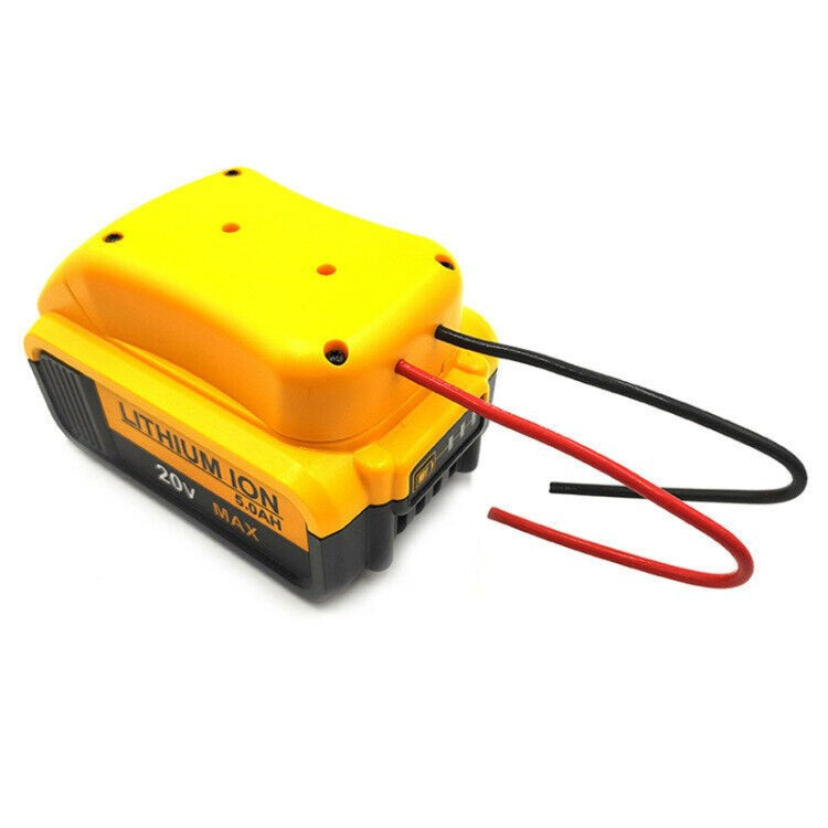 20V/18V Lithium Battery Adapter for Dewalt DCB Power Connector Converter - Yellow