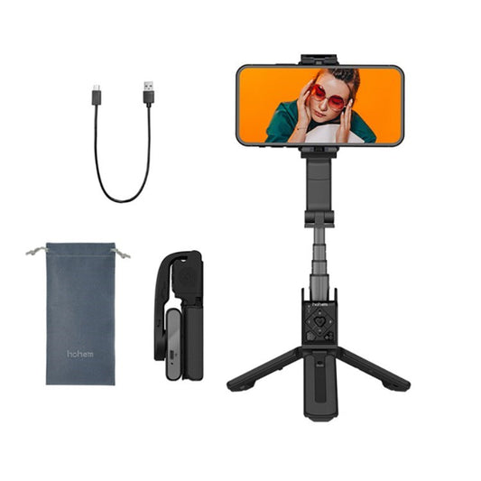 Uniqkart Selfie Stick Face Tracking Smartphone Holder Gimbal Stabilizer for iSteady Q Video Recording - Black