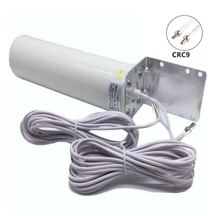 External WiFi Antenna 10-12dBi Omni-Directional Antenna Outdoor SMA/TS9/CRC9 4G LTE Long Range Antenna for Mobile Hotpots Router - CRC9