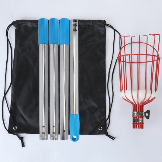 Fruit Picker Tool Fruit Collector Catcher for Apple Peach Pear Orange Getting Fruits - 1.6m Length