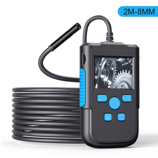 HD 1080P Industrial Borescope Camera 2.4 inch IPS Screen Waterproof Video Endoscopes for Home Pipe Automotive - 8mm / 2m Length