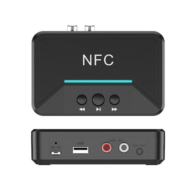 BT200 NFC Bluetooth Audio Receiver Transmitter Wireless 3.5mm AUX to 2 RCA Audio Adapter