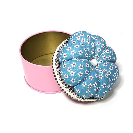 Sewing Kit Accessories Pincushion Stitch Needlework Fabric Pumpkin Shape Storage Box Pin Cushion Needle Holder Sewing Pillow Sewing Accessories - Style I