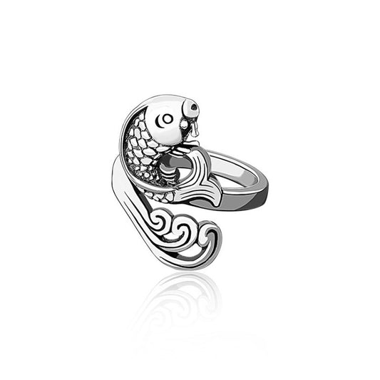 Knuckle Ring Knitting Ring DIY Crochet Loop Sewing Hook Thimble Yarn Adjustable Finger Tool - NJ646