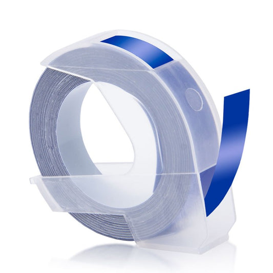 3m 9mm 3D Printer Label Tape for Dymo 1610 Motex E101 All Labeling Machines Plastic Labels Replacement - Blue