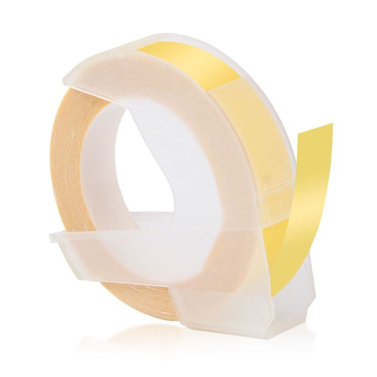 3m 9mm 3D Printer Label Tape for Dymo 1610 Motex E101 All Labeling Machines Plastic Labels Replacement - Fluorescent Yellow