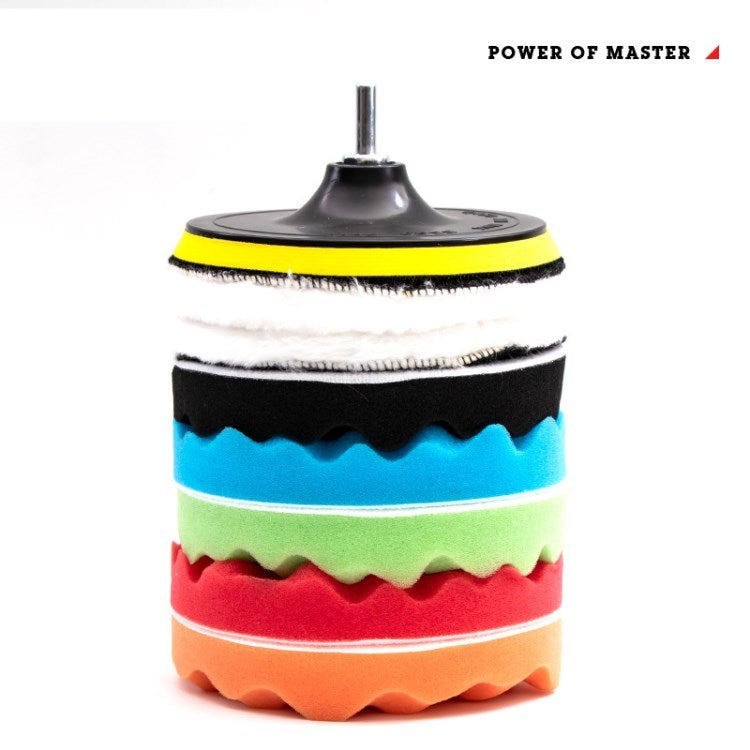 8Pcs Drill Polishing Pad 6 inch Buffing Pads Compound Automotive Polisher for Drill - Polishing Pad