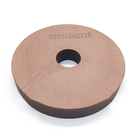 Electric Small Glass Edging Machine Buffing Polishing Wheel 100x22x15mm Polishing Pad - 80# Wheel